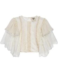 Aniye By - Ruffled Lace Blouse - Lyst