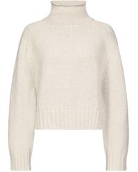 Loulou de Saison - Kean Stand Collar Ribbed Sweater - Lyst