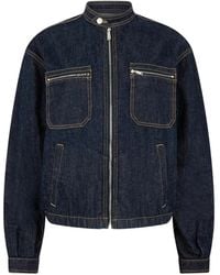 DSquared² - Zip-Pocket Denim Jacket - Lyst