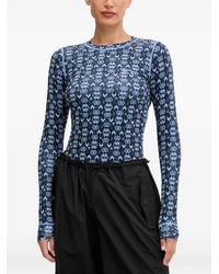 Kari Traa - Fryd Fair Isle-Patterned Long-Sleeve Base-Layer Top - Lyst