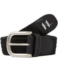 KARL LAGERFELD - Monogram Logo-Plaque Belt - Lyst