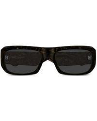 Saint Laurent - Lunettes De Soleil À Monture Rectangulaire - Lyst