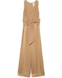 Twinset - Abito Midi Con Placca Logo - Lyst
