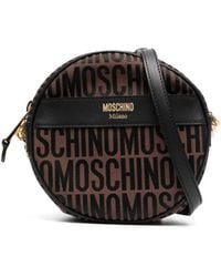 Moschino - Monogram-Print Crossbody Bag - Lyst