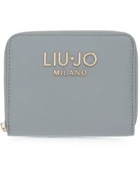 Liu Jo - Small Logo-Plaque Wallet - Lyst