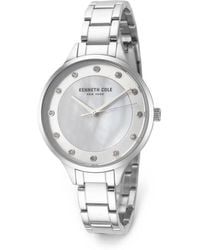Kenneth Cole - Crystal-Embellished 36Mm Watch - Lyst