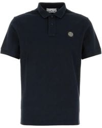 Stone Island - Poloshirt Mit Kurzen Ärmeln - Lyst