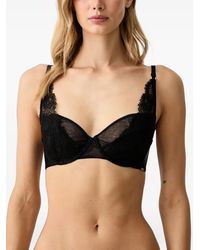 Guess - Jennifer Lace-Trim Mesh Bra - Lyst