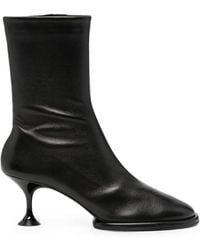 Sergio Rossi - Kitten-Heel Ankle Boots - Lyst