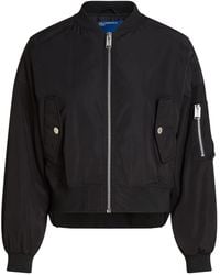 Karl Lagerfeld - Logo-Appliqué Bomber Jacket - Lyst