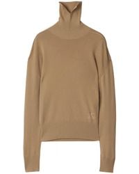 Burberry - Pullover Mit Rollkragen - Lyst