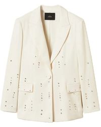 Twinset - Crystal-Embellished Single-Breasted Blazer - Lyst