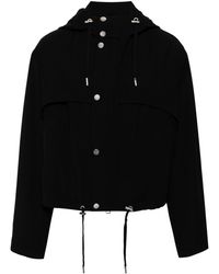 Ami Paris - Drawstring Hooded Jacket - Lyst