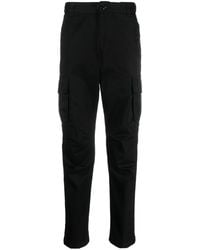 DIESEL - Logo-embroidered Trousers - Lyst