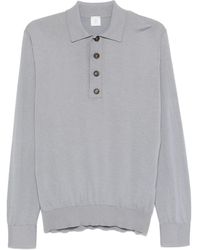 Eleventy - Poloshirt Met Lange Mouwen - Lyst