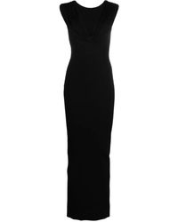 Givenchy - Maxi-Jurk Met Hoge Hals - Lyst