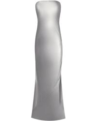 Alejandra Alonso Rojas - Bow-Detail Bustier Gown - Lyst