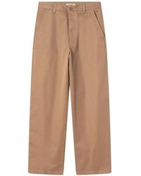 Carhartt - Logo-Patch Straight-Leg Trousers - Lyst