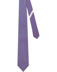 Ferragamo - Gancini-Pattern Tie - Lyst
