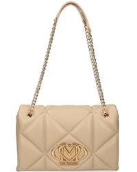 Love Moschino - Quilted Chain-Strap Shoulder Bag - Lyst