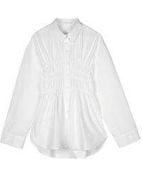 Cecilie Bahnsen - Braxton Gathered Shirt - Lyst
