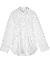 Cecilie Bahnsen - Braxton Gathered Shirt - Lyst