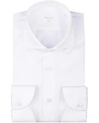 Xacus - Spread-Collar Button-Down Shirt - Lyst