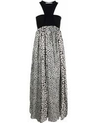 Stella McCartney - Floral-Print Cut-Out Dress - Lyst