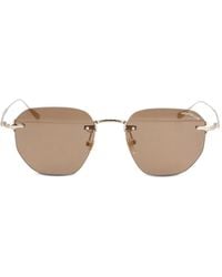 Montblanc - Round-Shape Sunglasses - Lyst