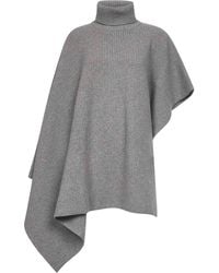 Stella McCartney - Wool And Cashmere Blend Poncho - Lyst