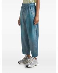 Deha - Faded-Effect Elasticated-Waist Trousers - Lyst