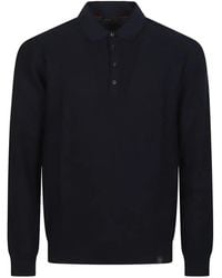 Fay - Long-Sleeves Polo Shirt - Lyst