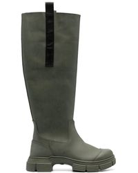 Ganni - Recycled-rubber Country Boots - Lyst