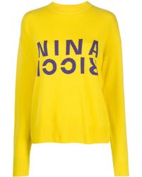Nina Ricci - Stitched Logo Jumper - Lyst