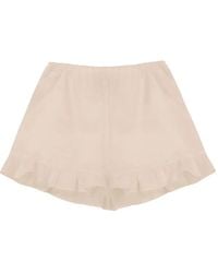 Sleeper - Pantalones Cortos Cha-Cha Con Volantes - Lyst