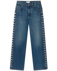 Stella McCartney - Wide-Leg Denim Jeans - Lyst