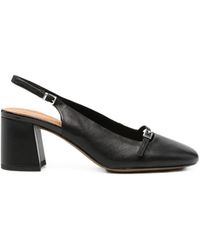SERGIO MORETTI FIRENZE - Buckle-Detail Slingback Pumps - Lyst