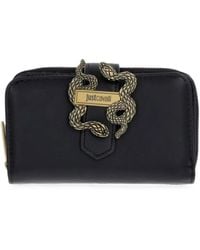 Just Cavalli - Iconic Snakes Logo-Plaque Wallet - Lyst