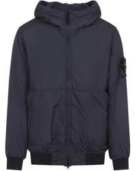Stone Island - Manteau À Capuche - Lyst