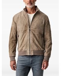 Joop! - Goat Suede Bomber Jacket - Lyst