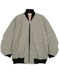 ALESSANDRO VIGILANTE - Padded Bomber Jacket - Lyst