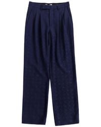 Marine Serre - Moon Diamond Jacquard Trousers - Lyst