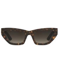 Moschino - Cat-Eye Tortoiseshell Sunglasses - Lyst