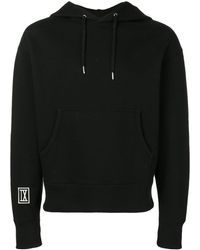 AMI Hoodie With 9 Patch - Black