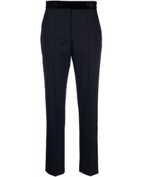 Sandro - Pressed-crease Tailored Trousers - Lyst