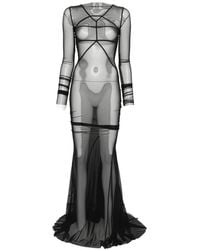 Rick Owens - Crew-Neck Maxi Dress - Lyst