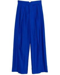 David Koma - Pleated-Front Trousers - Lyst