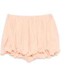 Chloé - Pleated Bubble Shorts - Lyst