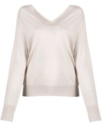 Calvin Klein - V-Neck Wool Jumper - Lyst