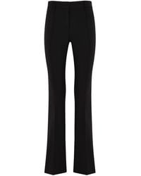Veronica Beard - Hibiscus Flared Trousers - Lyst